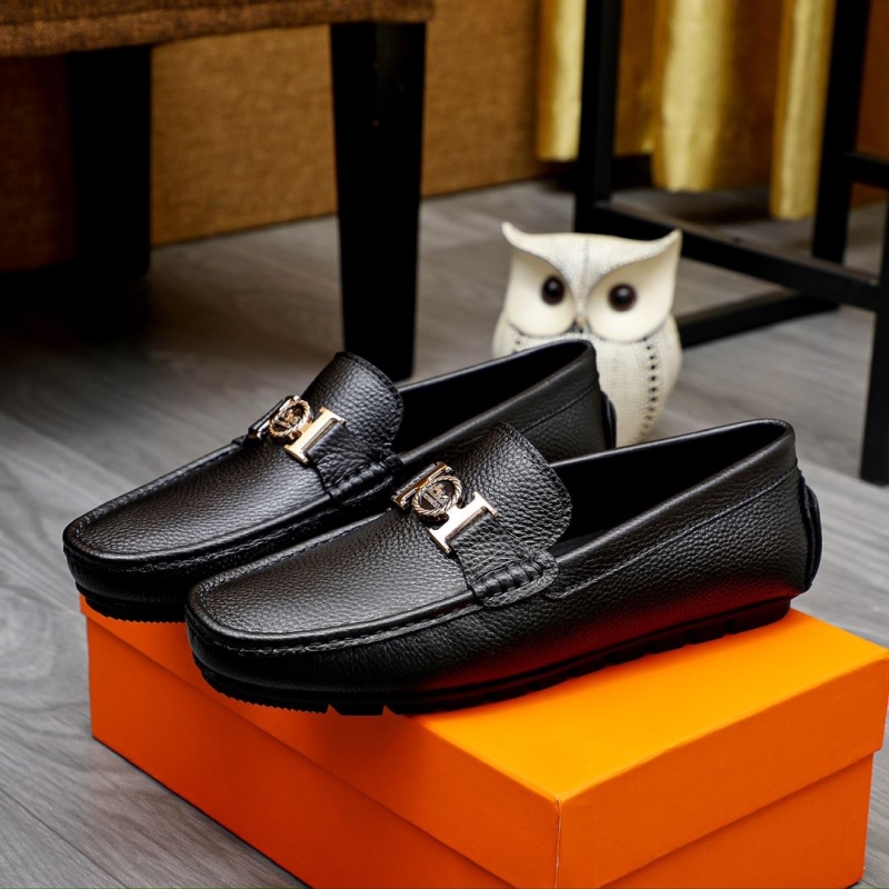 H**mes leather shoes
